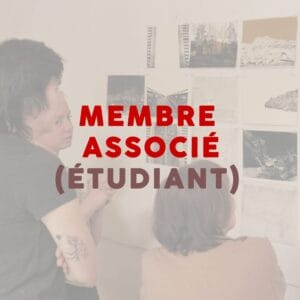 Membre associé·e - étudiant·e