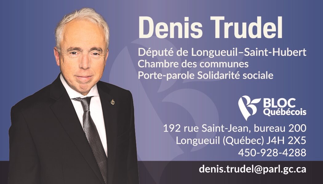 Soutien financier du député denis trudel 18 carte daffaires denis trudel sans decoupe 1