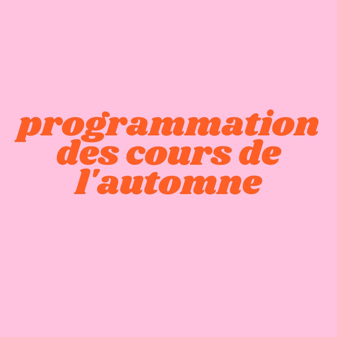 Formations automne 2022 - inscriptions ouvertes! 12 prog